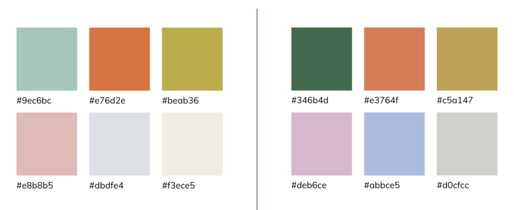 color palettes